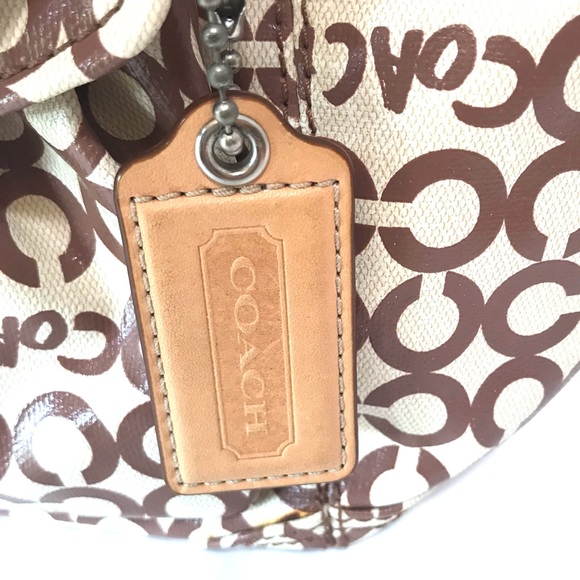 Coach Leah Optic Art Coated Canvas Small Crossbody and Clutch - Picture 13 of 13